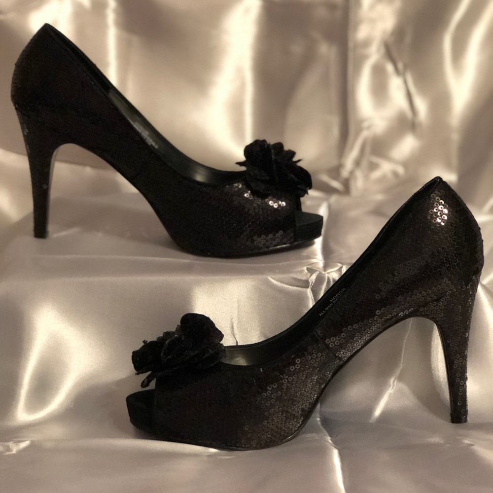 Sequin heels